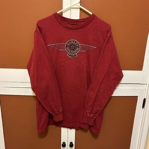 Harley-Davidson Maroon/Wine color Long Sleeve Shirt, Size L